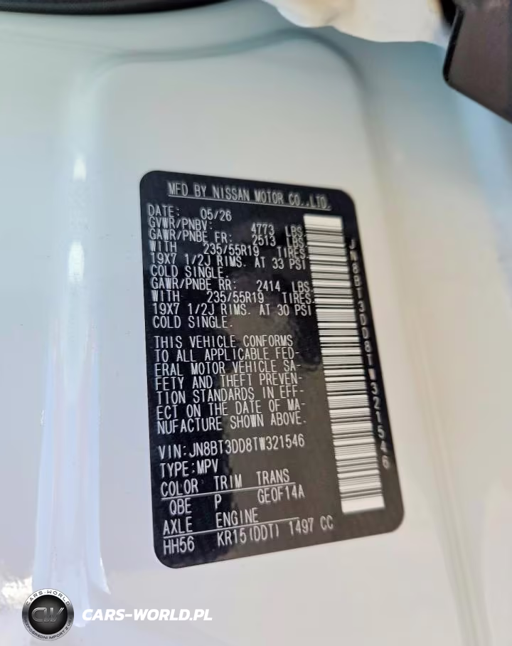 2026 Nissan Rogue Platinum VIN:JN8BT3DD8TW321546 - 13