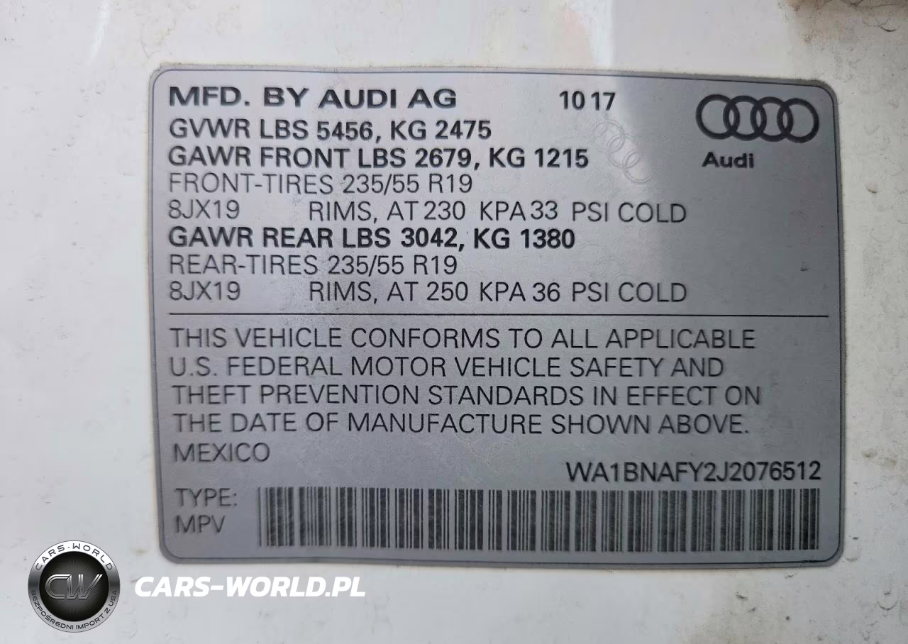2018 Audi Q5 Premium Plus VIN:WA1BNAFY2J2076512 - 13