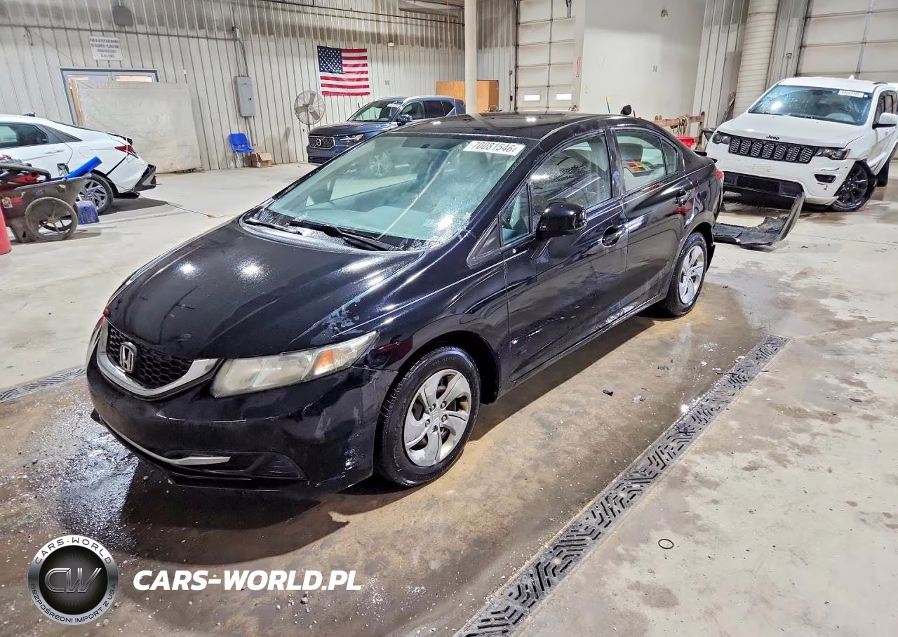 2013 Honda Civic Lx VIN:19XFB2F51DE258866 - 1