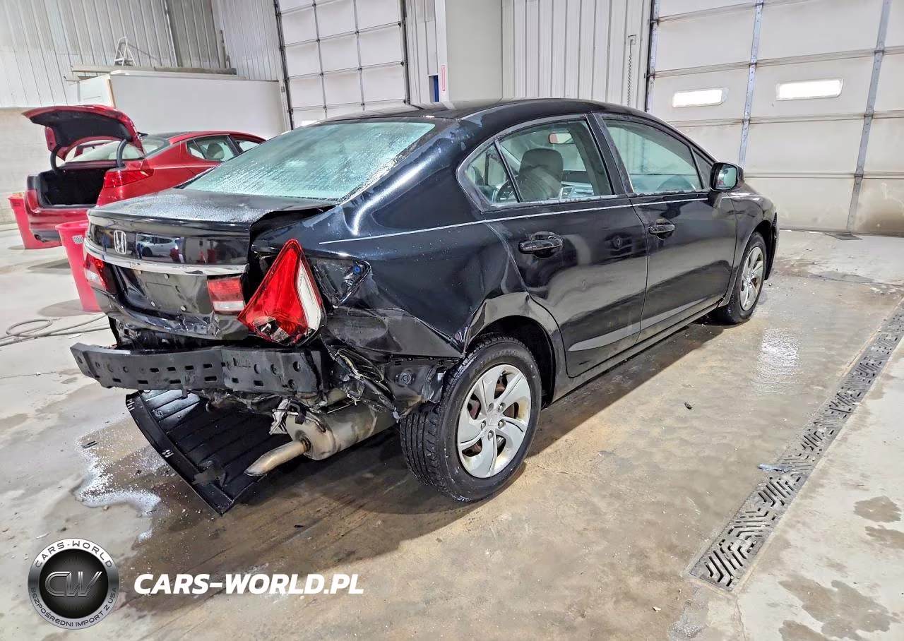 2013 Honda Civic Lx VIN:19XFB2F51DE258866 - 3