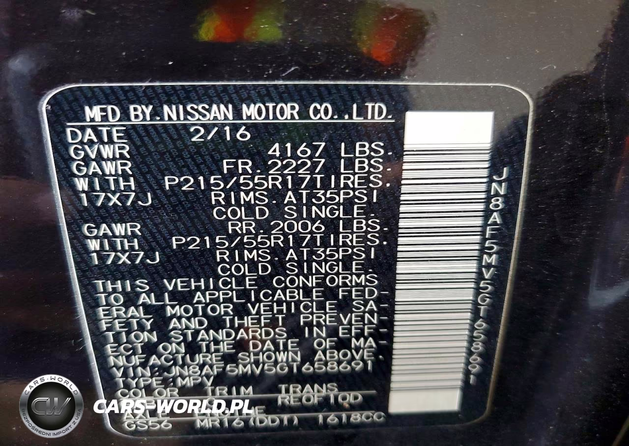 2016 Nissan Juke Sv VIN:JN8AF5MV5GT658691 - 13