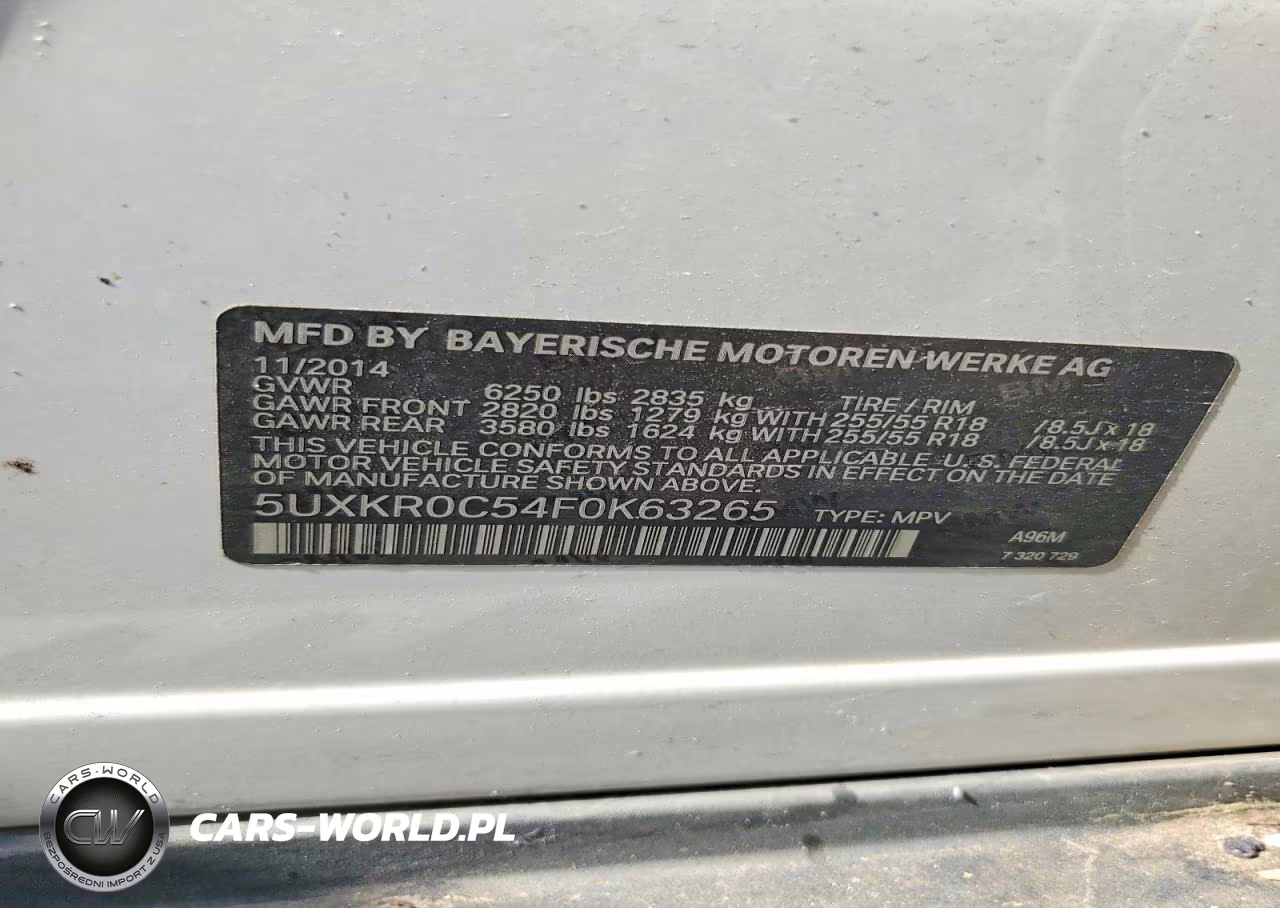 2015 BMW X5 xDrive35I VIN:5UXKR0C54F0K63265 - 13