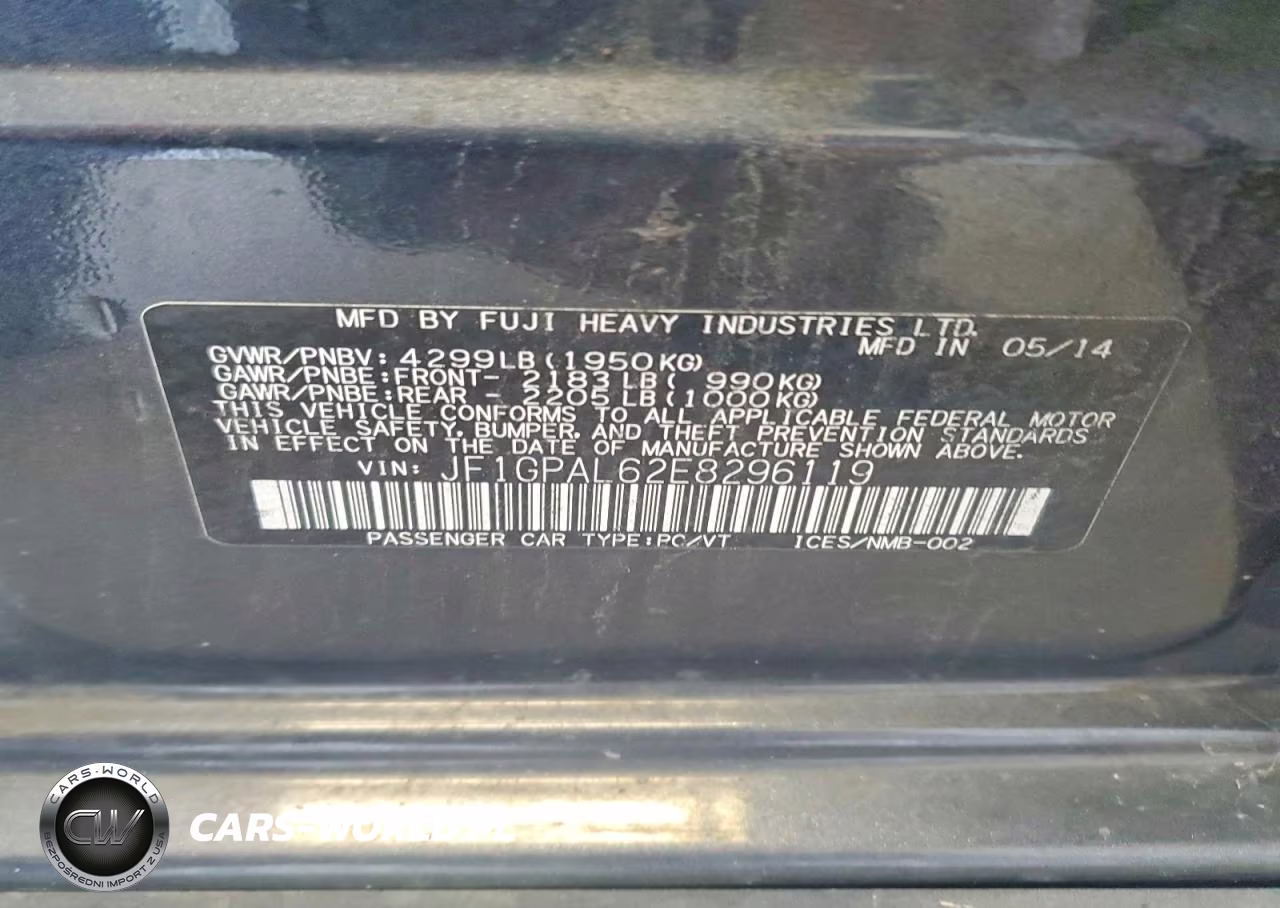 2014 Subaru Impreza Sport Premium VIN:JF1GPAL62E8296119 - 13