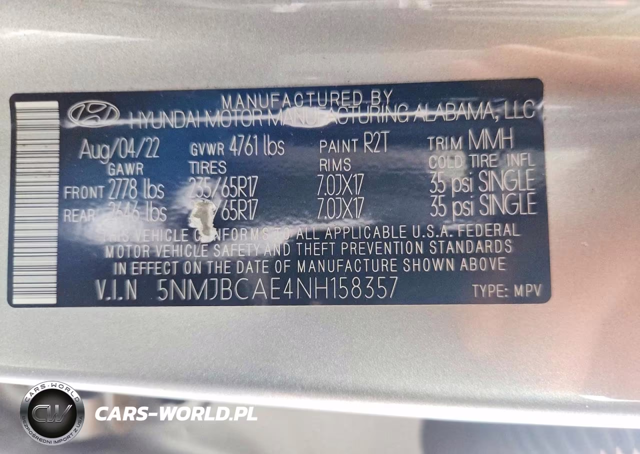 2022 Hyundai Tucson Sel VIN:5NMJBCAE4NH158357 - 14
