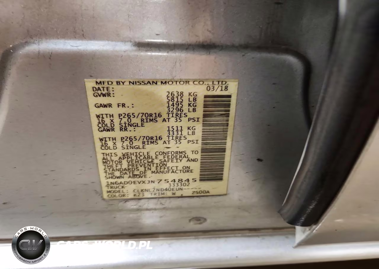 2018 Nissan Frontier Sv VIN:1N6AD0EVXJN754845 - 13