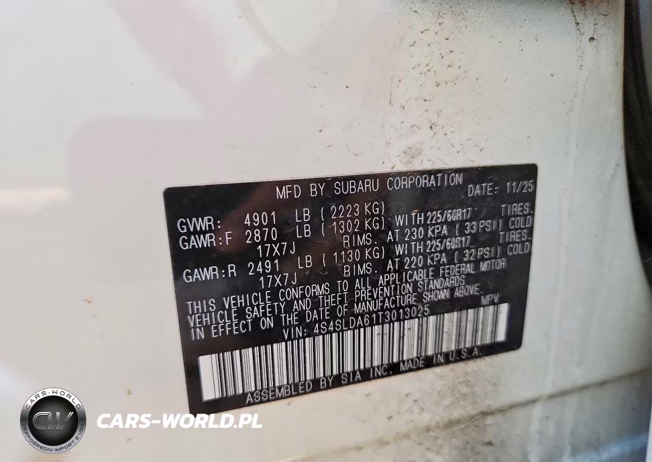 2026 Subaru Forester VIN:4S4SLDA61T3013025 - 13