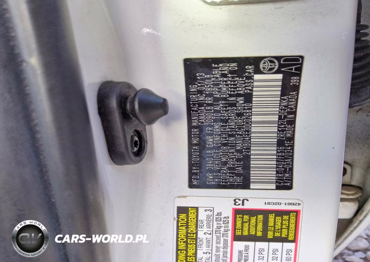 2013 Toyota Corolla Le VIN:2T1BU4EE3DC026810 - 12