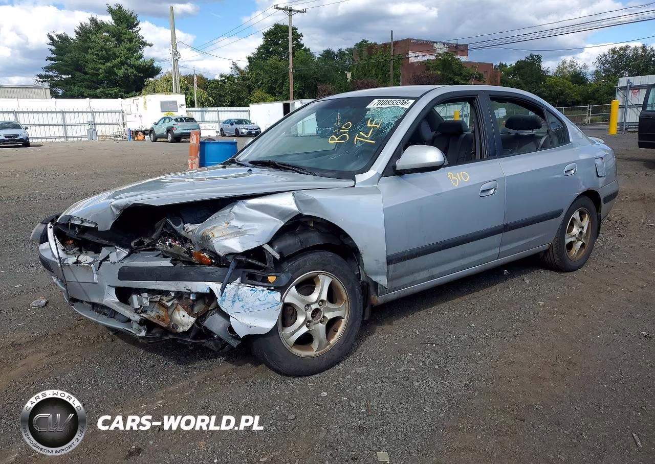 2005 Hyundai Elantra Gls VIN:KMHDN46D45U157465 - 1
