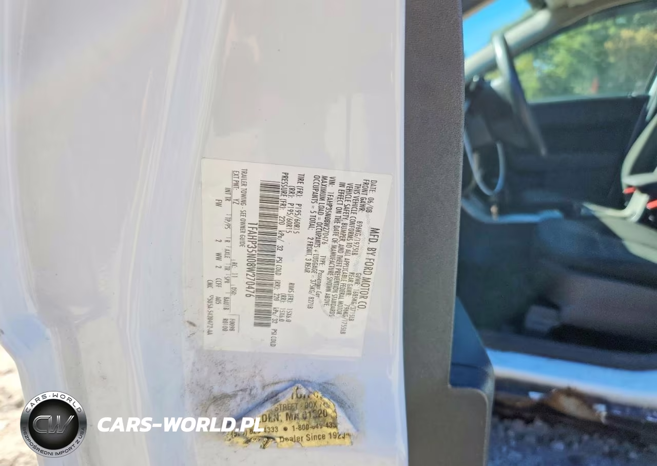 2008 Ford Focus Se VIN:1FAHP35N08W270476 - 12