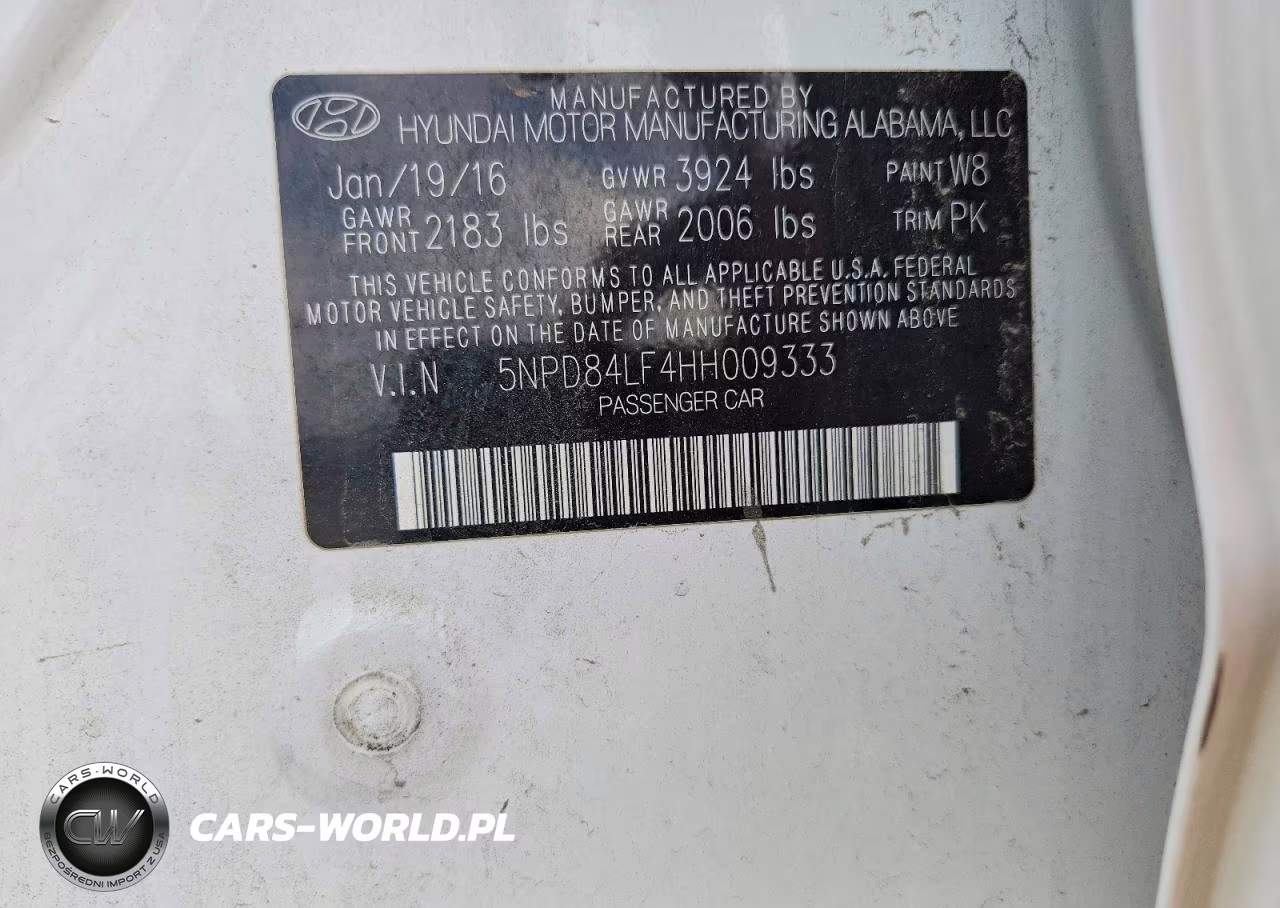 2017 Hyundai Elantra Se VIN:5NPD84LF4HH009333 - 12