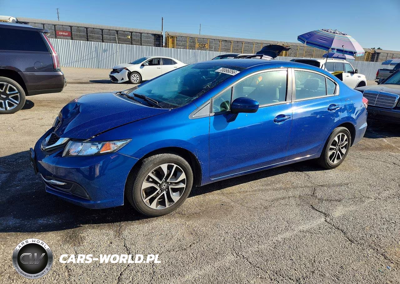 2014 Honda Civic Ex VIN:19XFB2F80EE241276 - 1