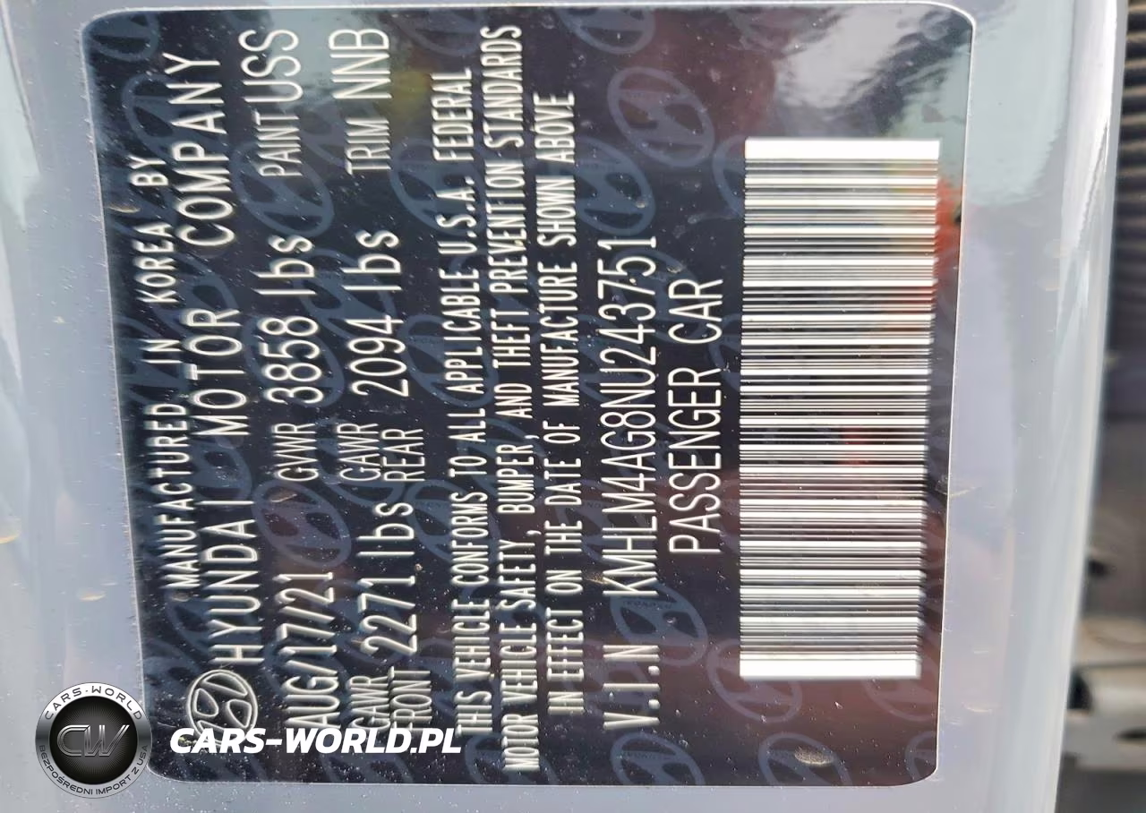 2022 Hyundai Elantra Sel VIN:KMHLM4AG8NU243751 - 13