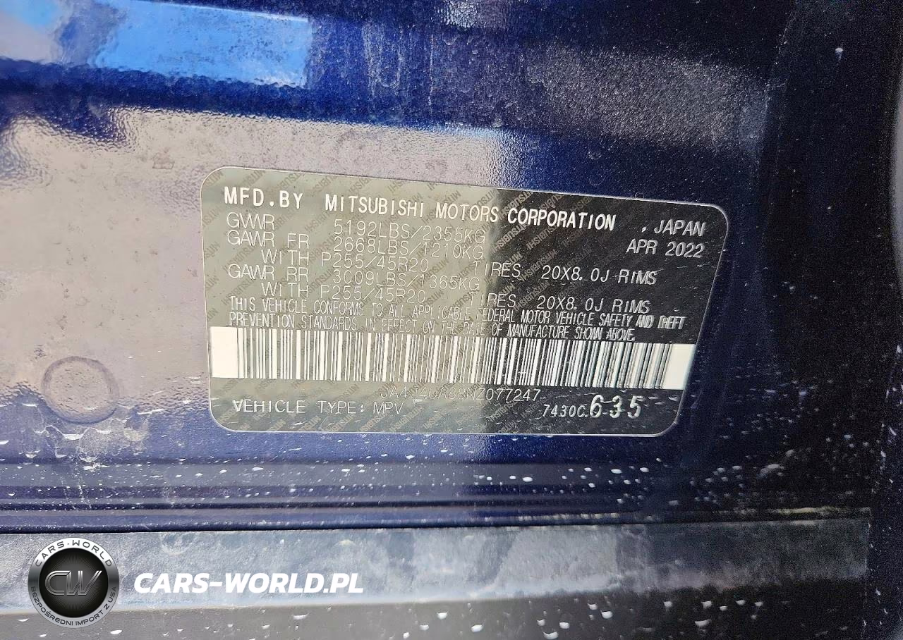 2022 Mitsubishi Outlander Se VIN:JA4J4UA88NZ077247 - 13