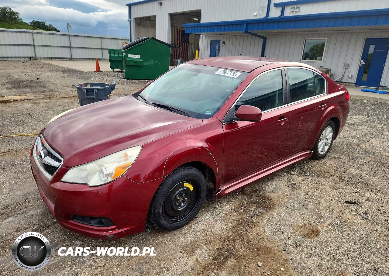 2012 Subaru Legacy 2.5I VIN:4S3BMCA6XC3013259 - 1