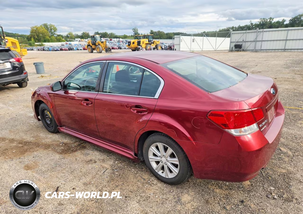 2012 Subaru Legacy 2.5I VIN:4S3BMCA6XC3013259 - 2