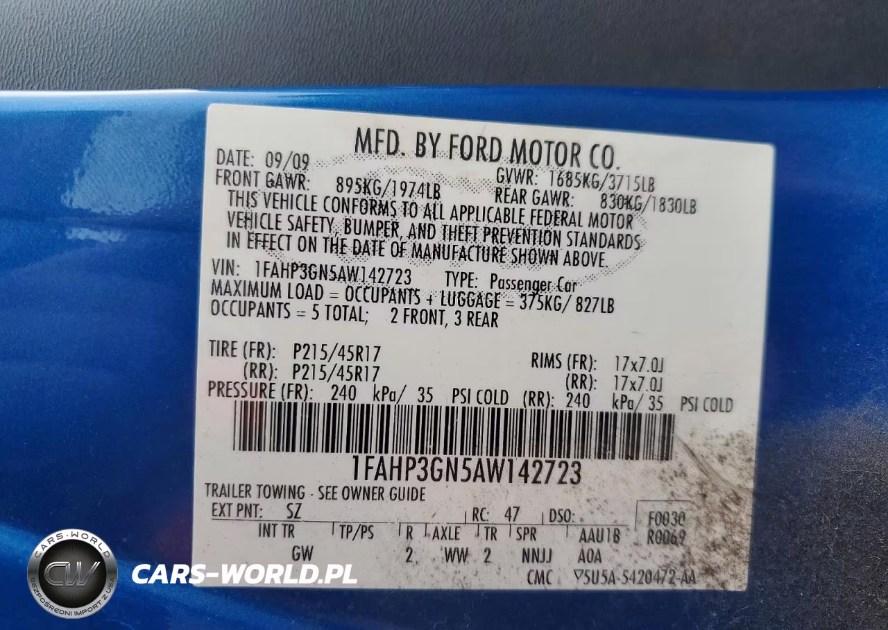 2010 Ford Focus Ses VIN:1FAHP3GN5AW142723 - 12