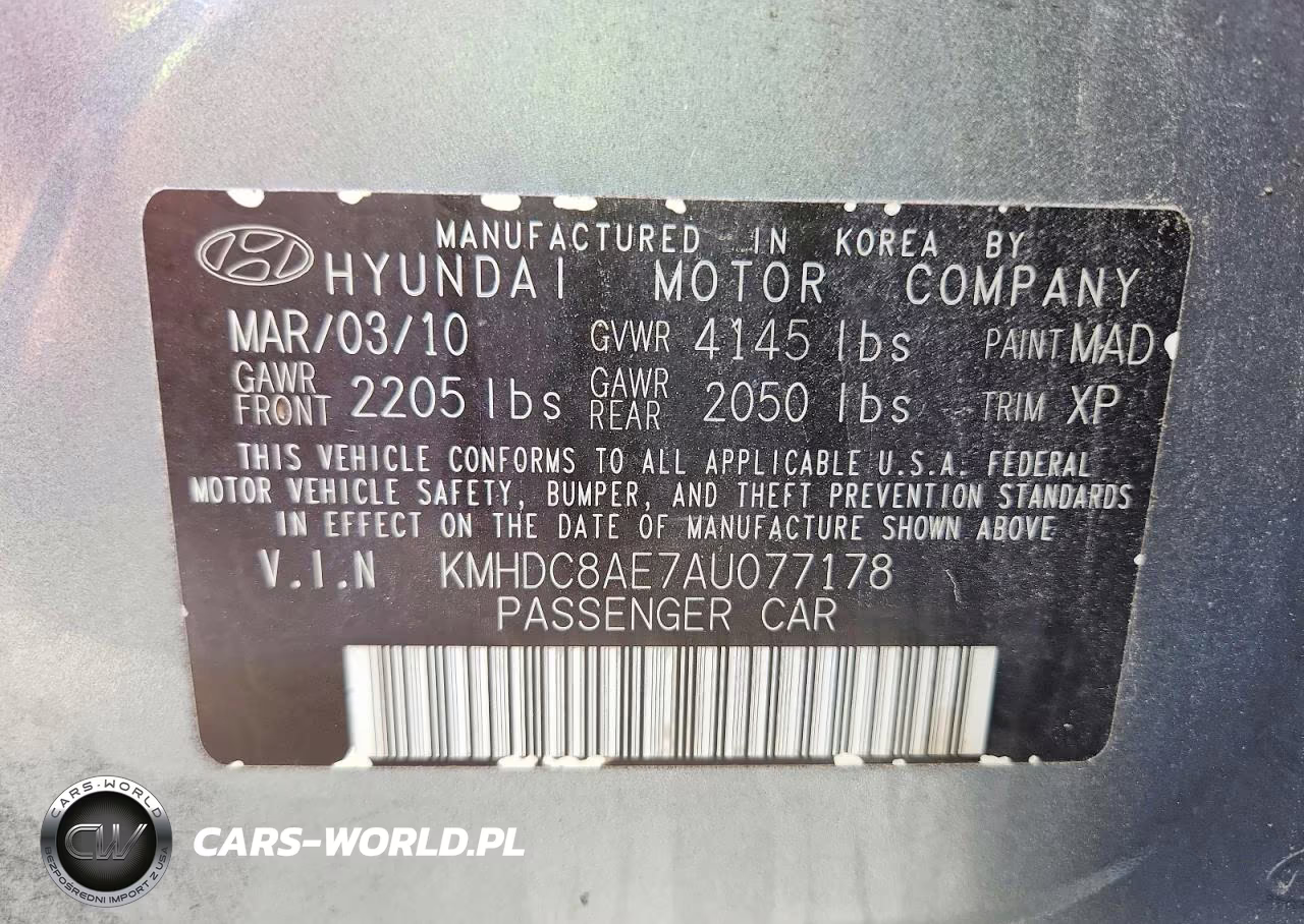 2010 Hyundai Elantra Touring Gls VIN:KMHDC8AE7AU077178 - 14