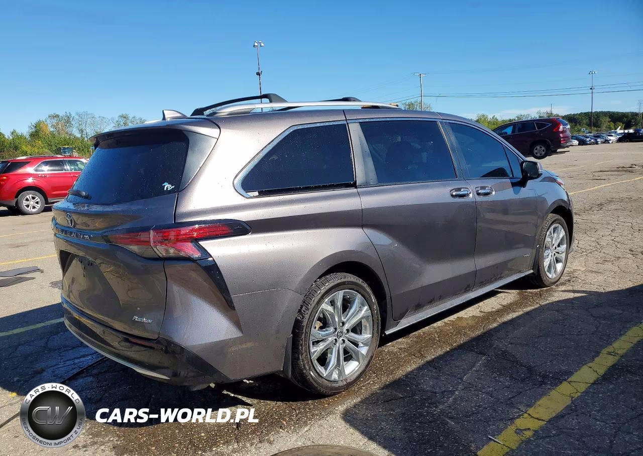 2021 Toyota Sienna Platinum 7-Passenger VIN:5TDERKEC6MS012926 - 3