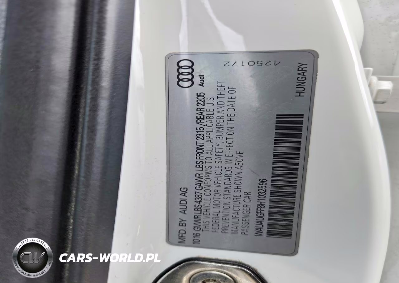 2017 Audi A3 Premium VIN:WAUAUGFF8H1032596 - 12