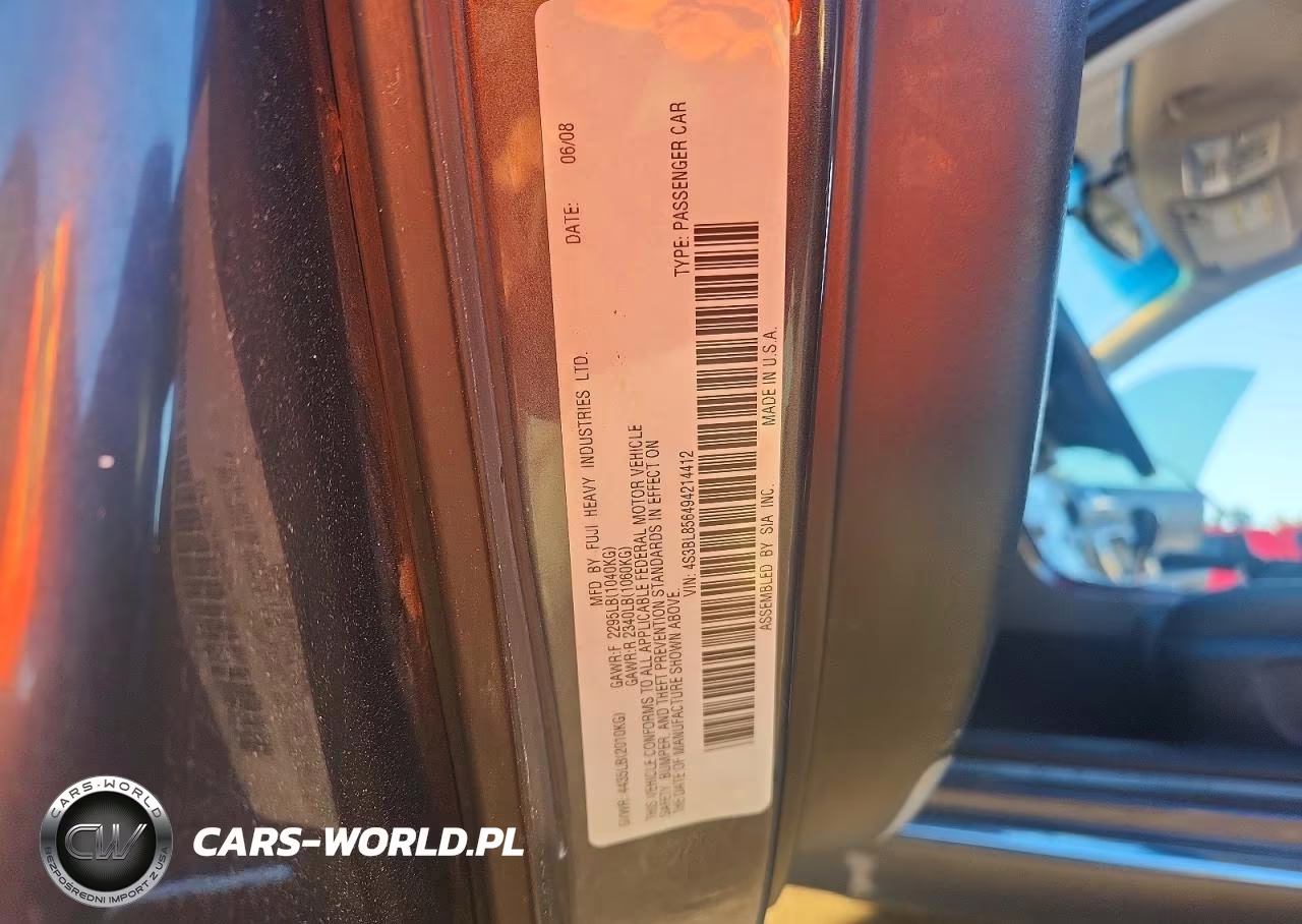 2009 Subaru Legacy 3.0R Limited VIN:4S3BL856494214412 - 12