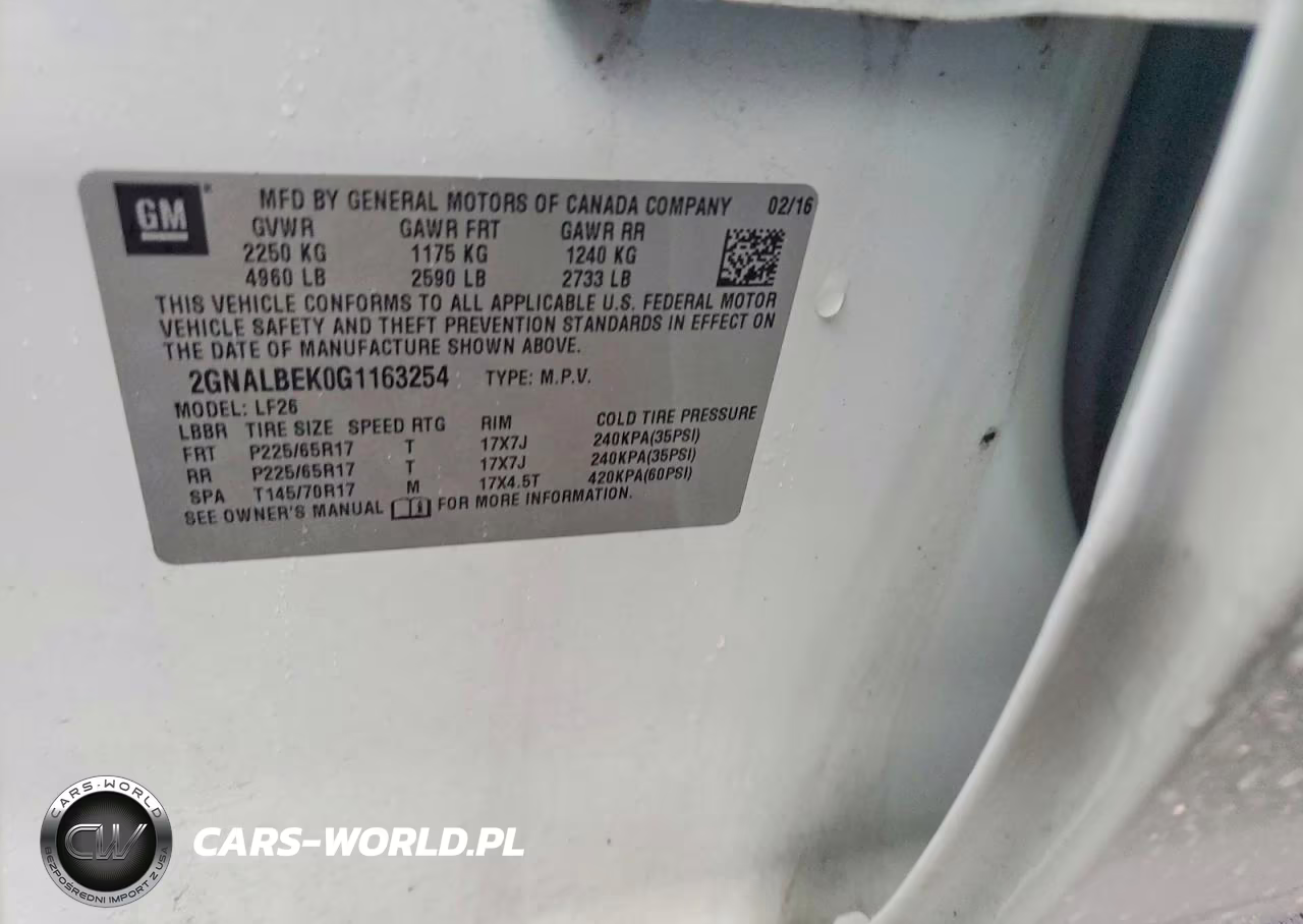 2016 Chevrolet Equinox Ls VIN:2GNALBEK0G1163254 - 13