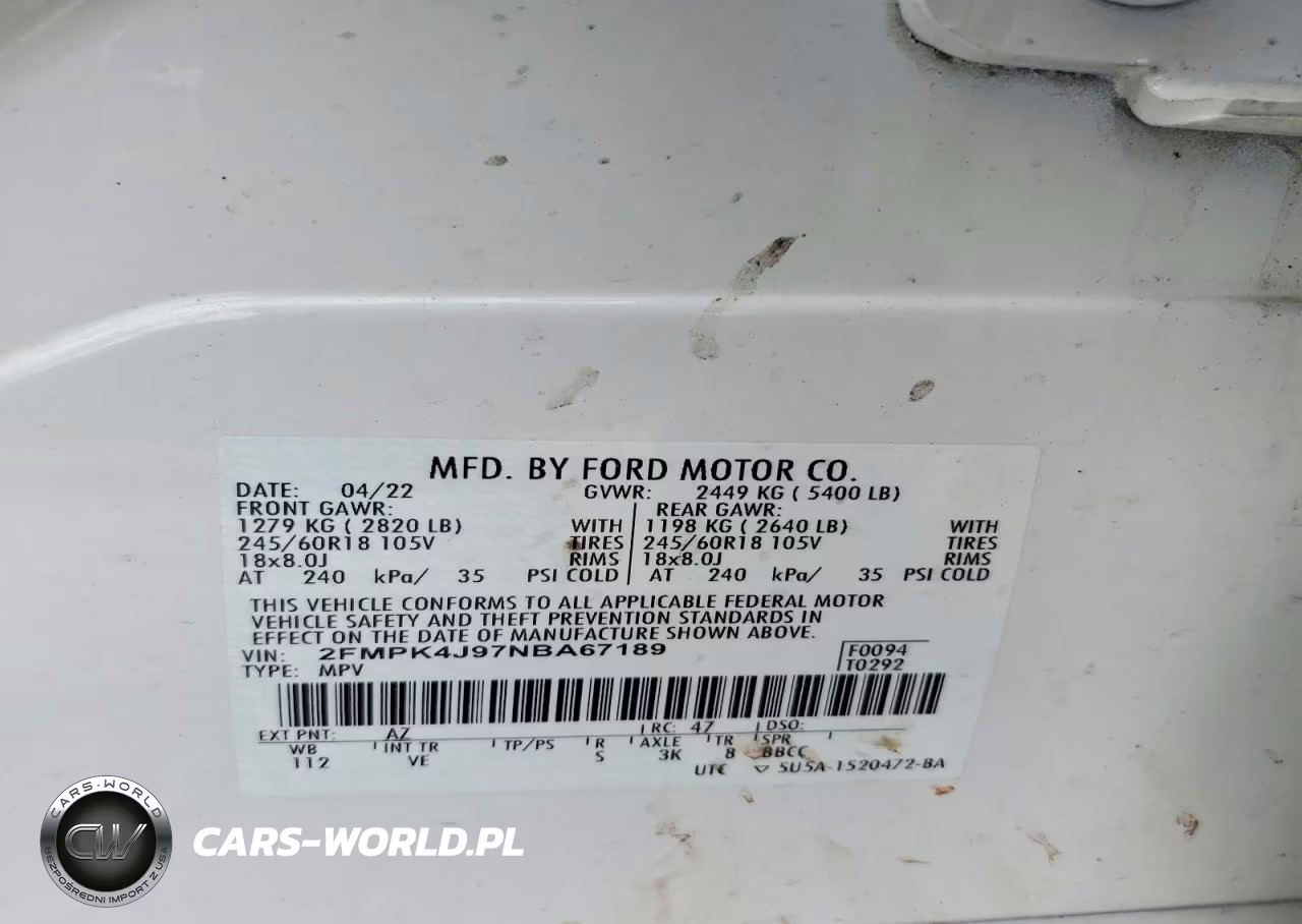 2022 Ford Edge Sel VIN:2FMPK4J97NBA67189 - 14