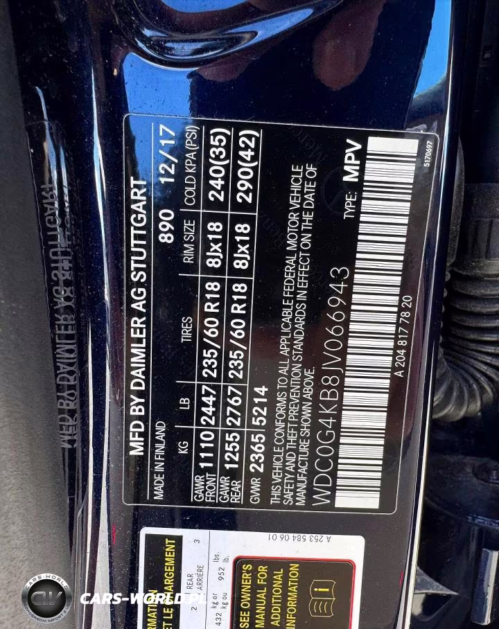 2018 Mercedes-Benz Glc 300 4Matic VIN:WDC0G4KB8JV066943 - 13