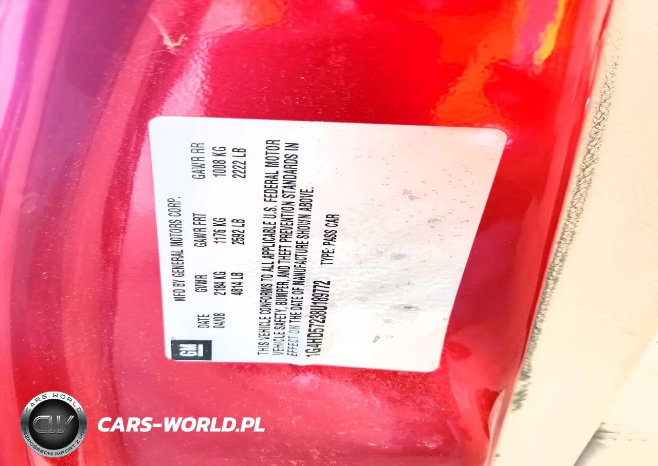 2008 Buick Lucerne Cxl VIN:1G4HD57238U189772 - 12