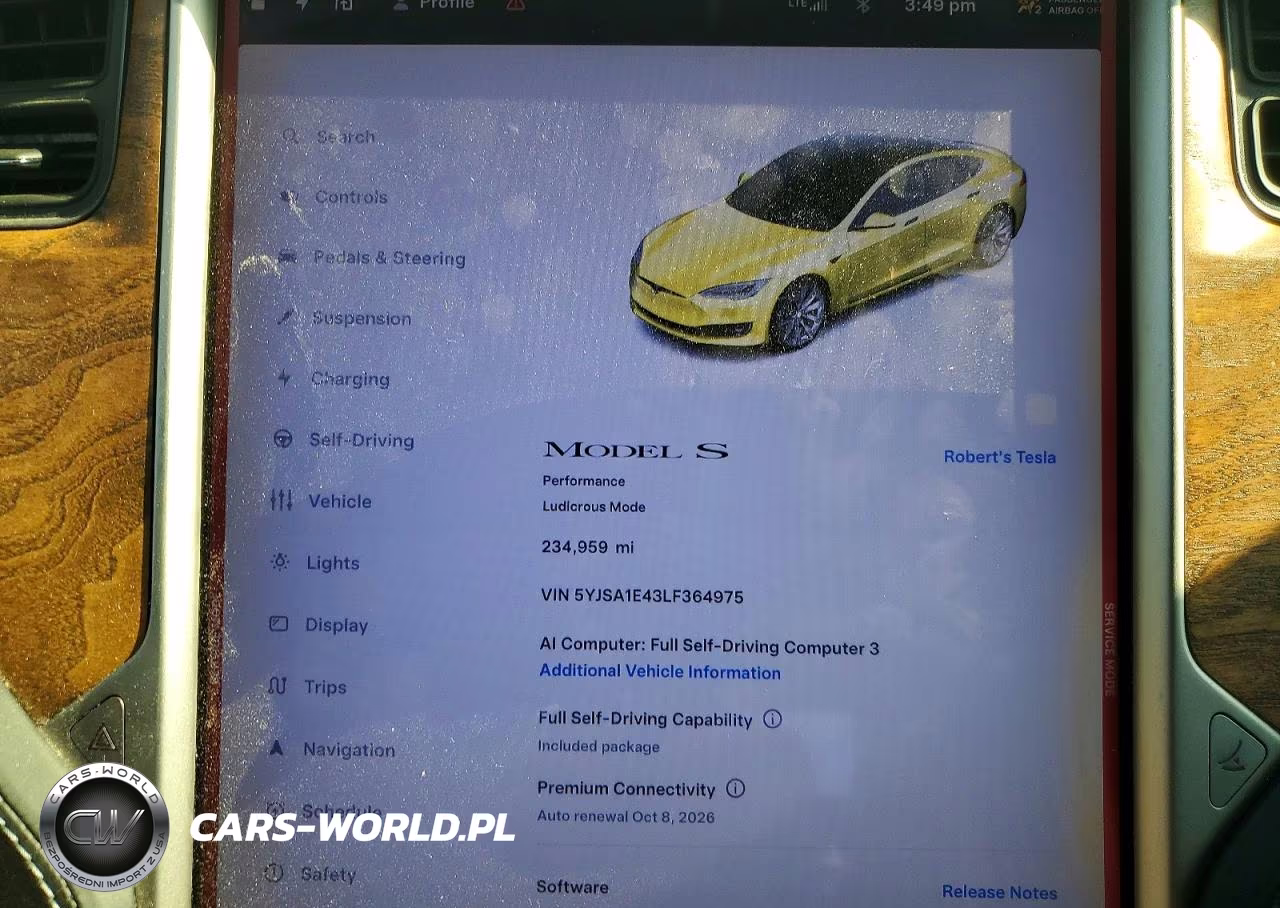 2020 Tesla Model S VIN:5YJSA1E43LF364975 - 9
