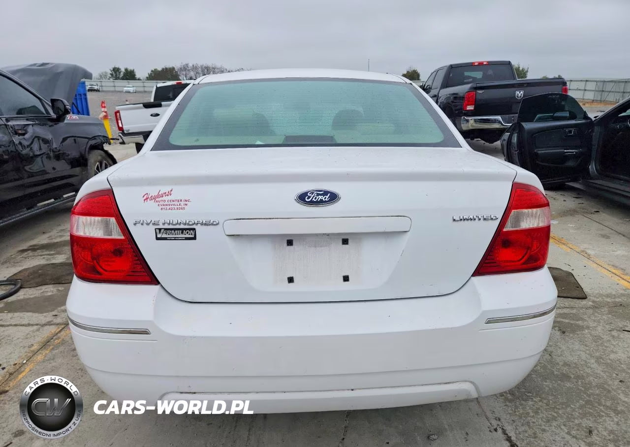 2006 Ford Five Hundred Limited VIN:1FAHP25166G182692 - 6