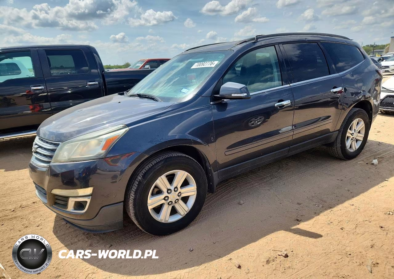 2013 Chevrolet Traverse Lt VIN:1GNKRJKD4DJ226196 - 1