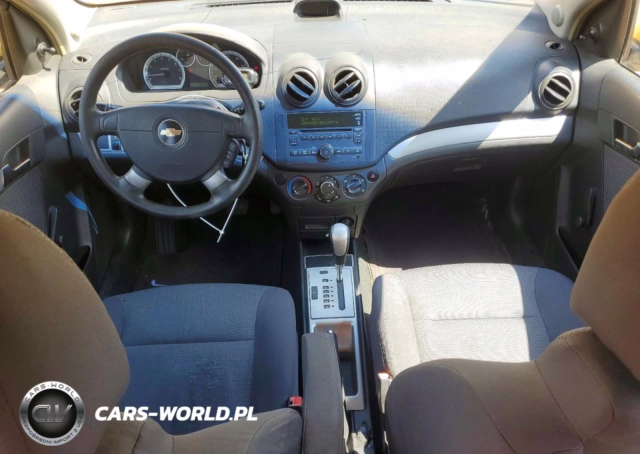 2009 Chevrolet Aveo Ls VIN:KL1TD56E69B336181 - 8