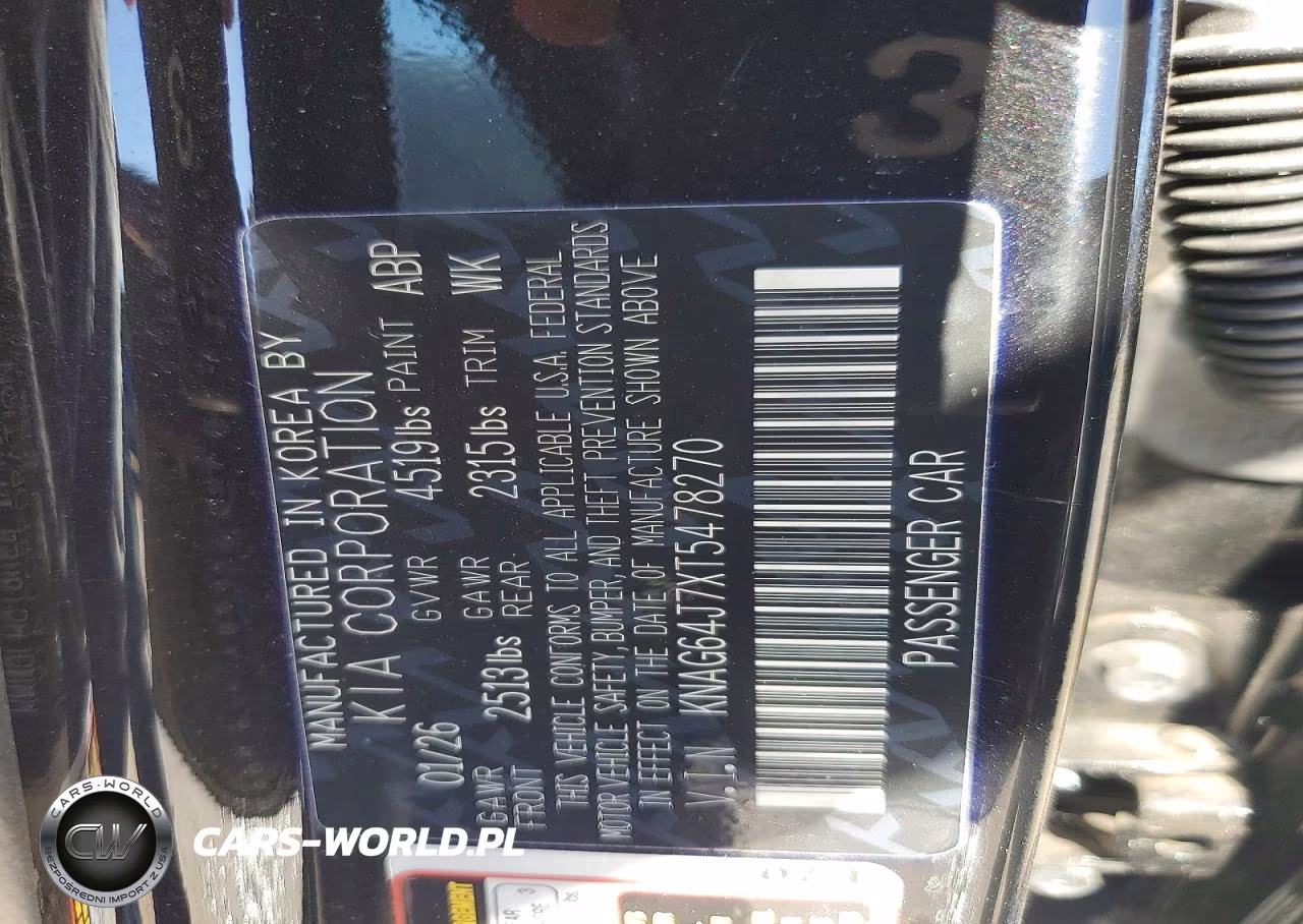 2026 Kia K5 Gt Line VIN:KNAG64J7XT5478270 - 12