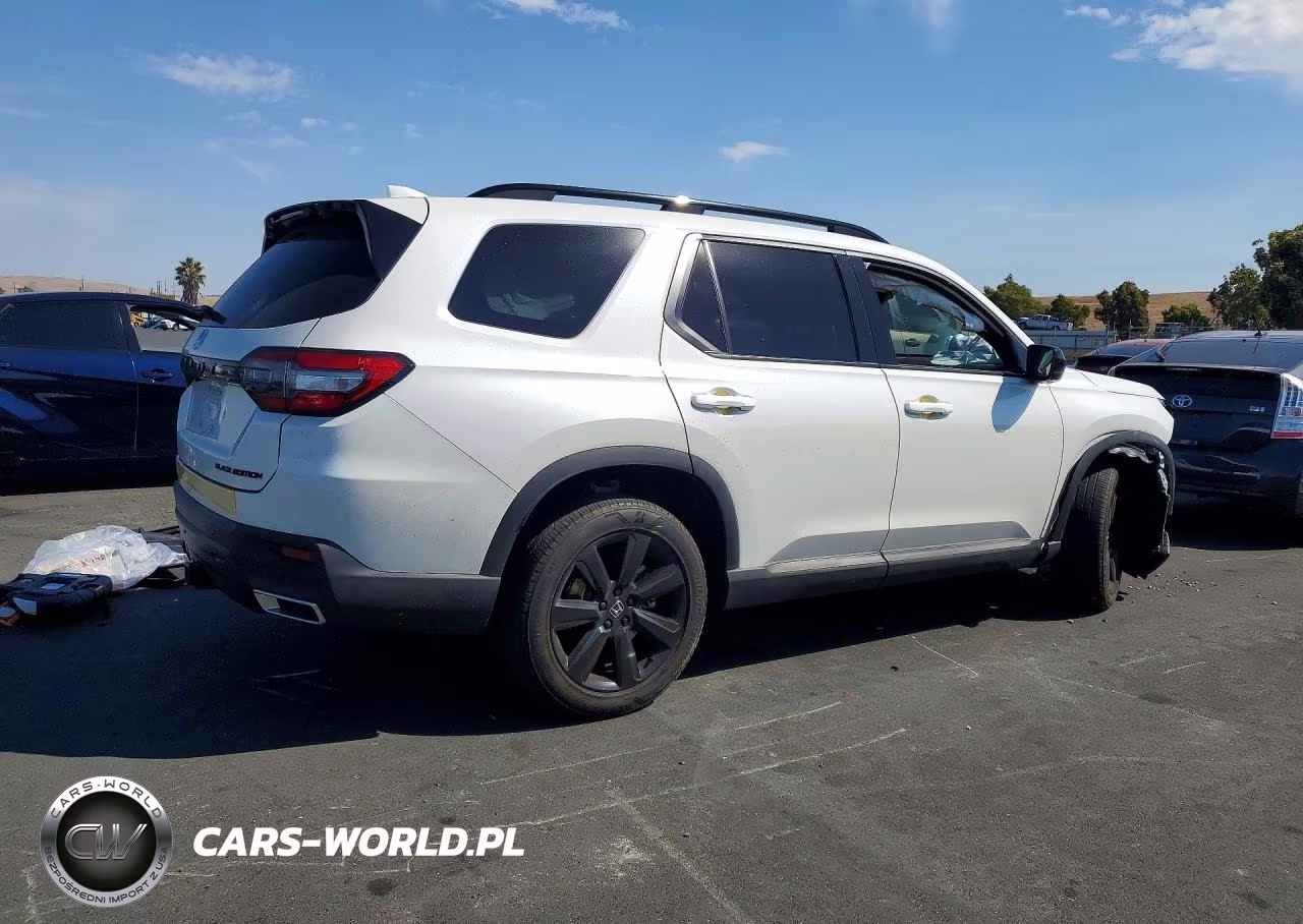 2025 Honda Pilot Black VIN:5FNYG1H92SB103268 - 3
