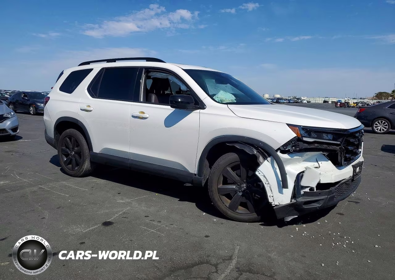 2025 Honda Pilot Black VIN:5FNYG1H92SB103268 - 4