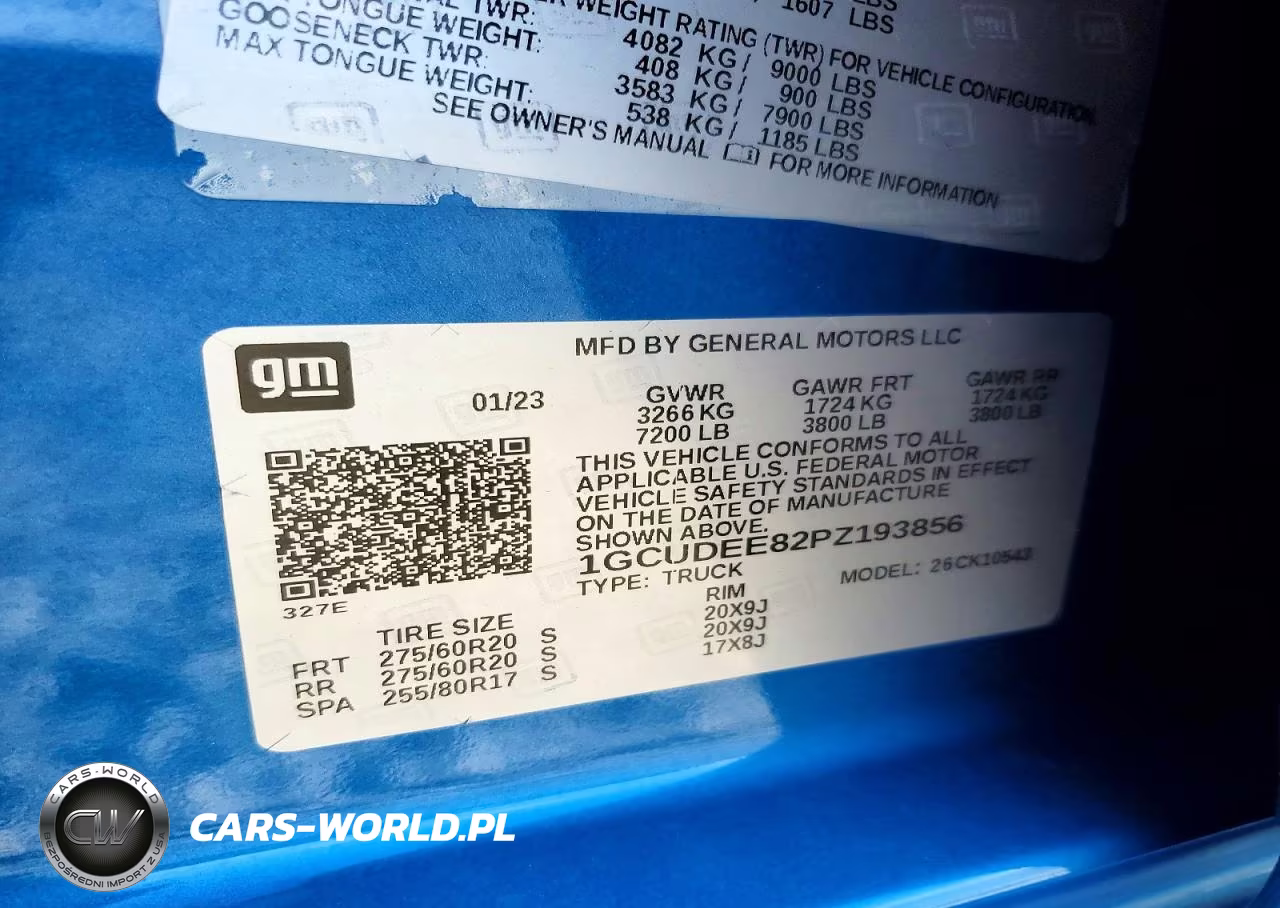 2023 Chevrolet Silverado K1500 Rst VIN:1GCUDEE82PZ193856 - 13