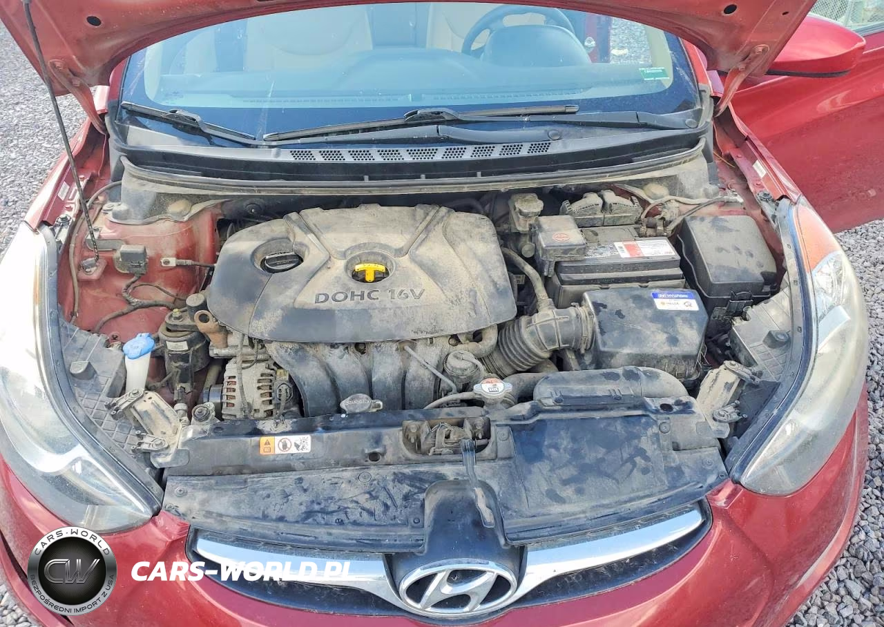 2012 Hyundai Elantra Gls VIN:KMHDH4AE9CU439427 - 11