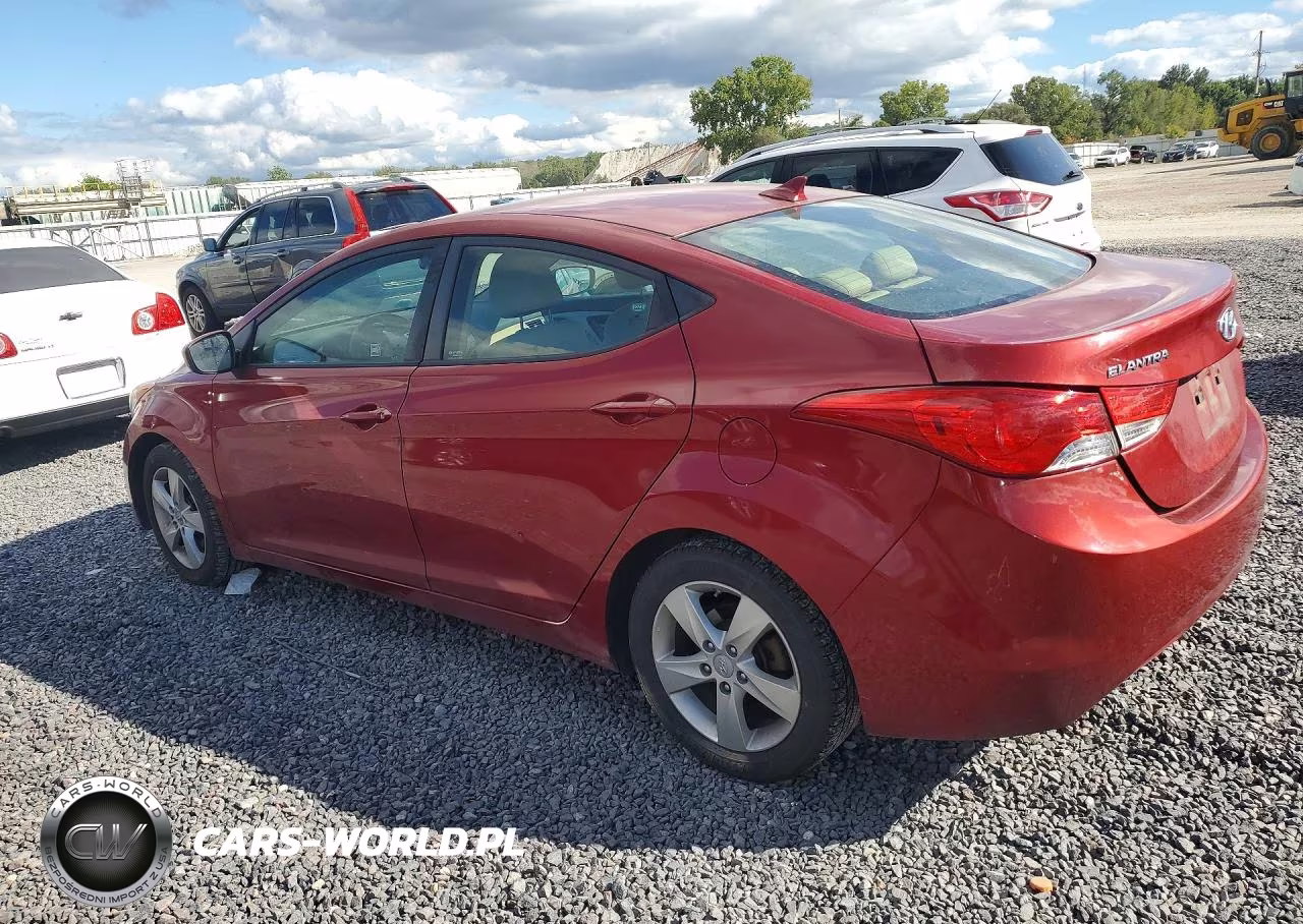 2012 Hyundai Elantra Gls VIN:KMHDH4AE9CU439427 - 2
