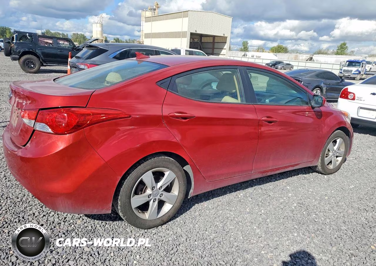 2012 Hyundai Elantra Gls VIN:KMHDH4AE9CU439427 - 3
