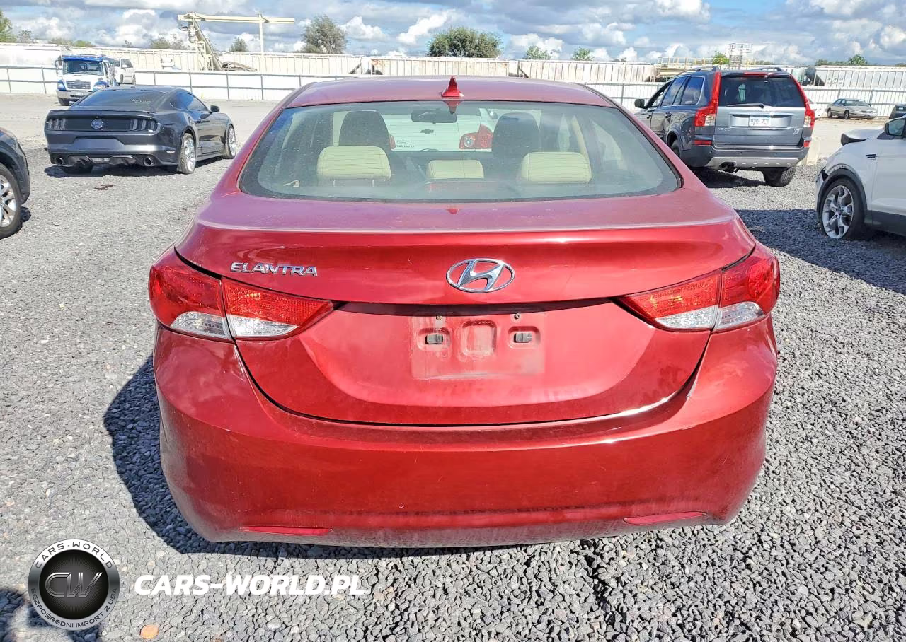 2012 Hyundai Elantra Gls VIN:KMHDH4AE9CU439427 - 6