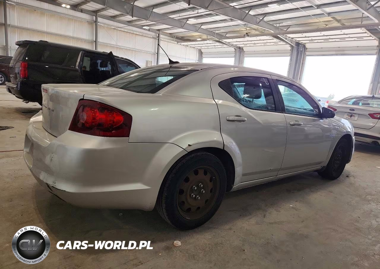 2012 Dodge Avenger Se VIN:1C3CDZAB7CN128270 - 3