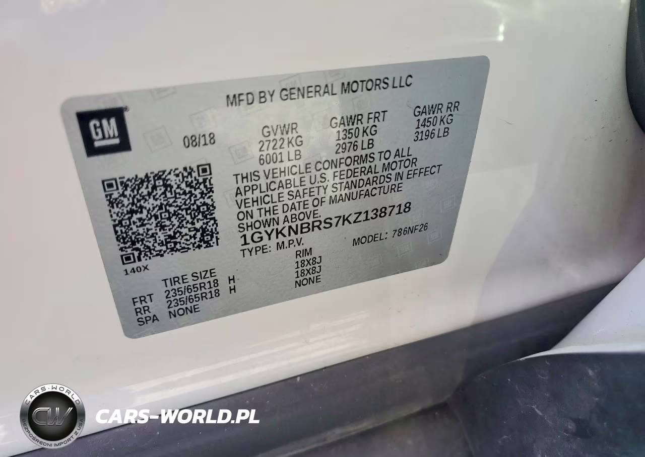2019 Cadillac Xt5 VIN:1GYKNBRS7KZ138718 - 13