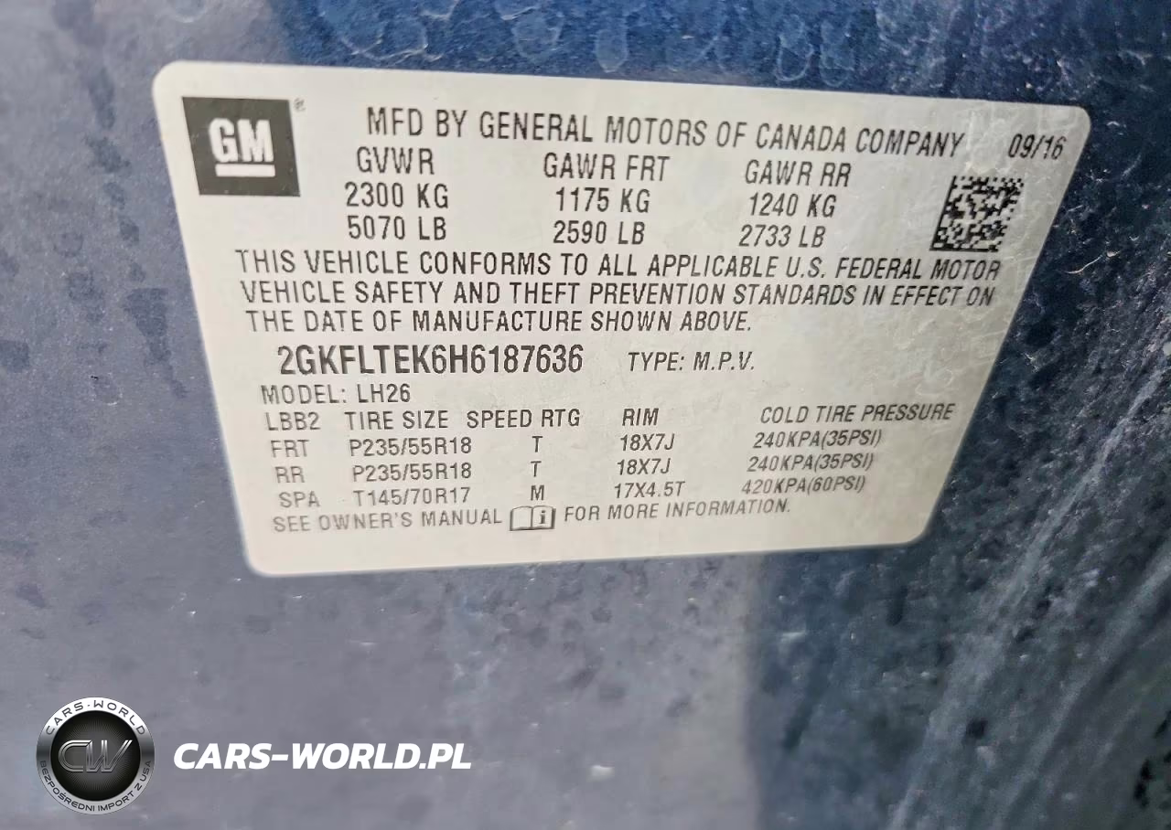 2017 GMC Terrain Sle VIN:2GKFLTEK6H6187636 - 13