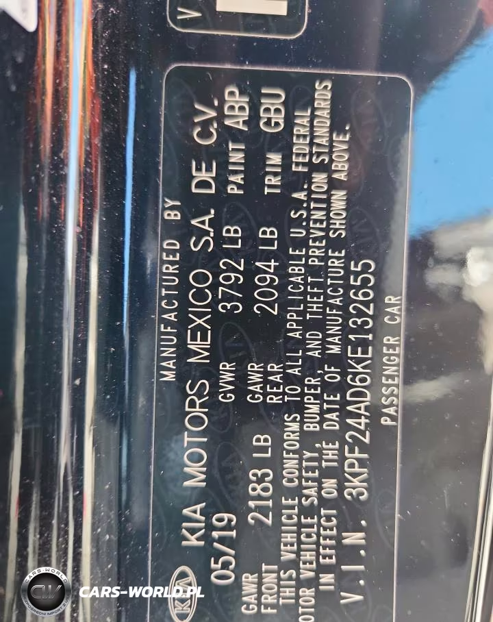 2019 Kia Forte Lxs VIN:3KPF24AD6KE132655 - 12