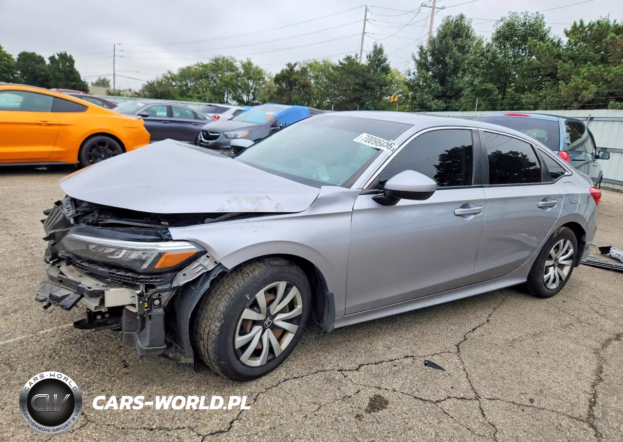 2022 Honda Civic Lx VIN:2HGFE2F24NH518214 - 1