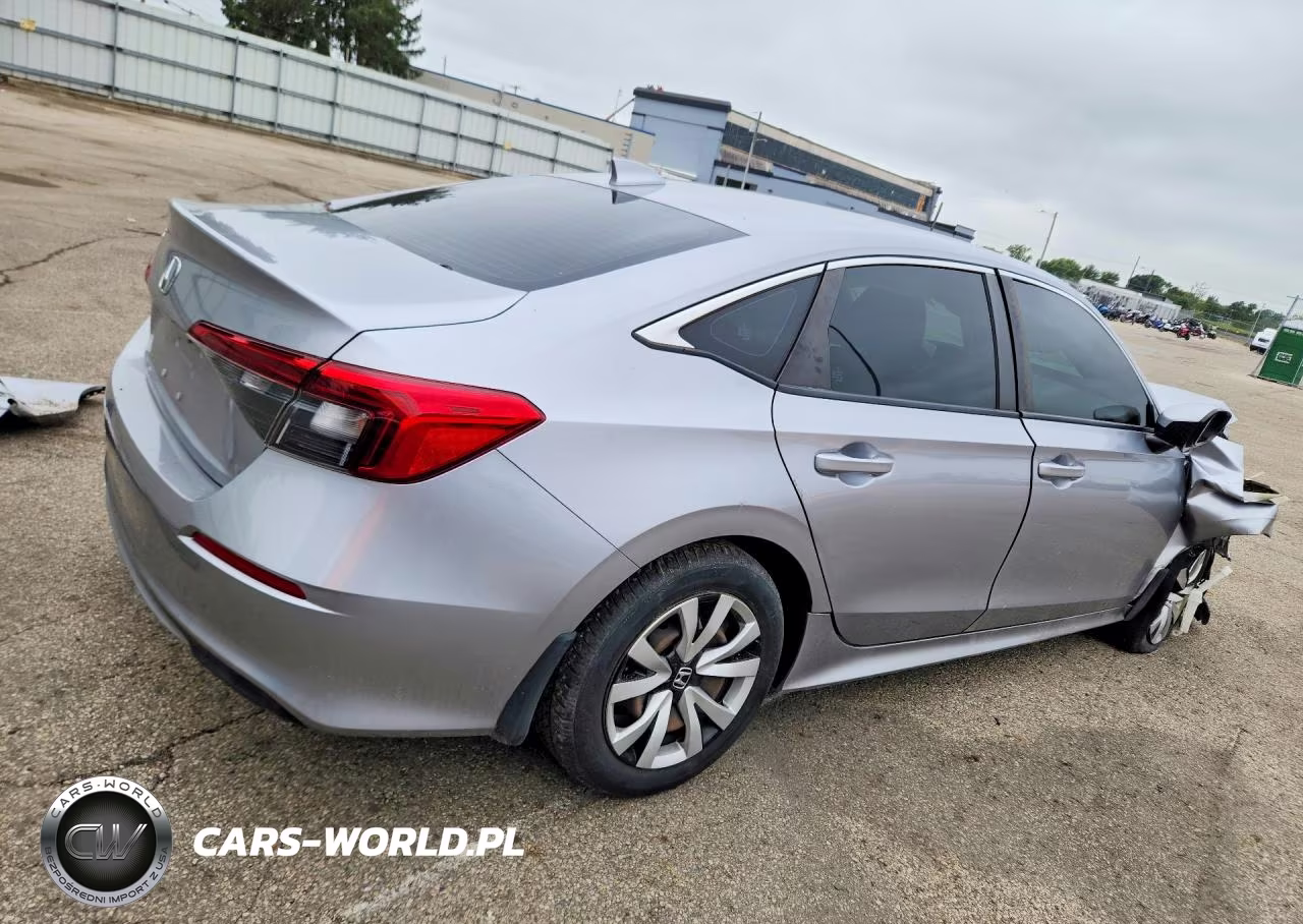 2022 Honda Civic Lx VIN:2HGFE2F24NH518214 - 3