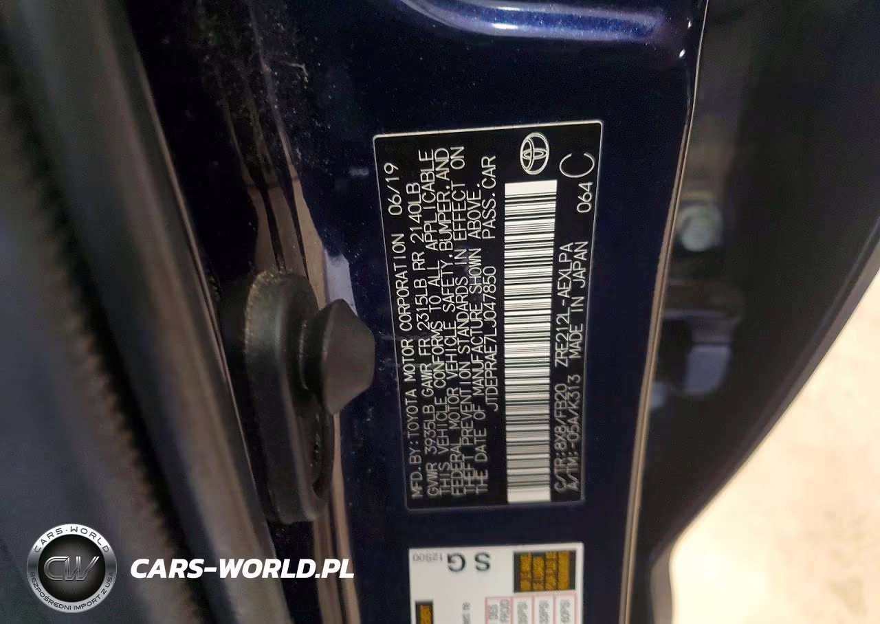 2020 Toyota Corolla Le VIN:JTDEPRAE7LJ047850 - 12