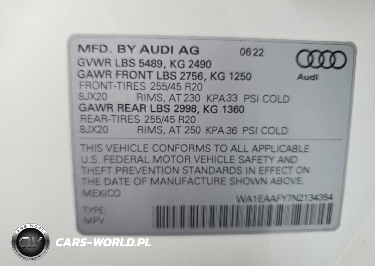 2022 Audi Q5 Premium Plus 45 VIN:WA1EAAFY7N2134354 - 13
