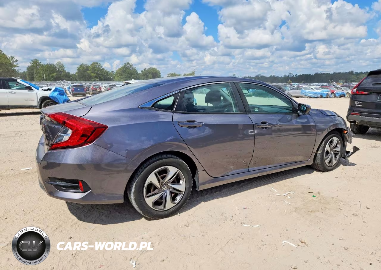 2019 Honda Civic Lx VIN:19XFC2F69KE030388 - 3