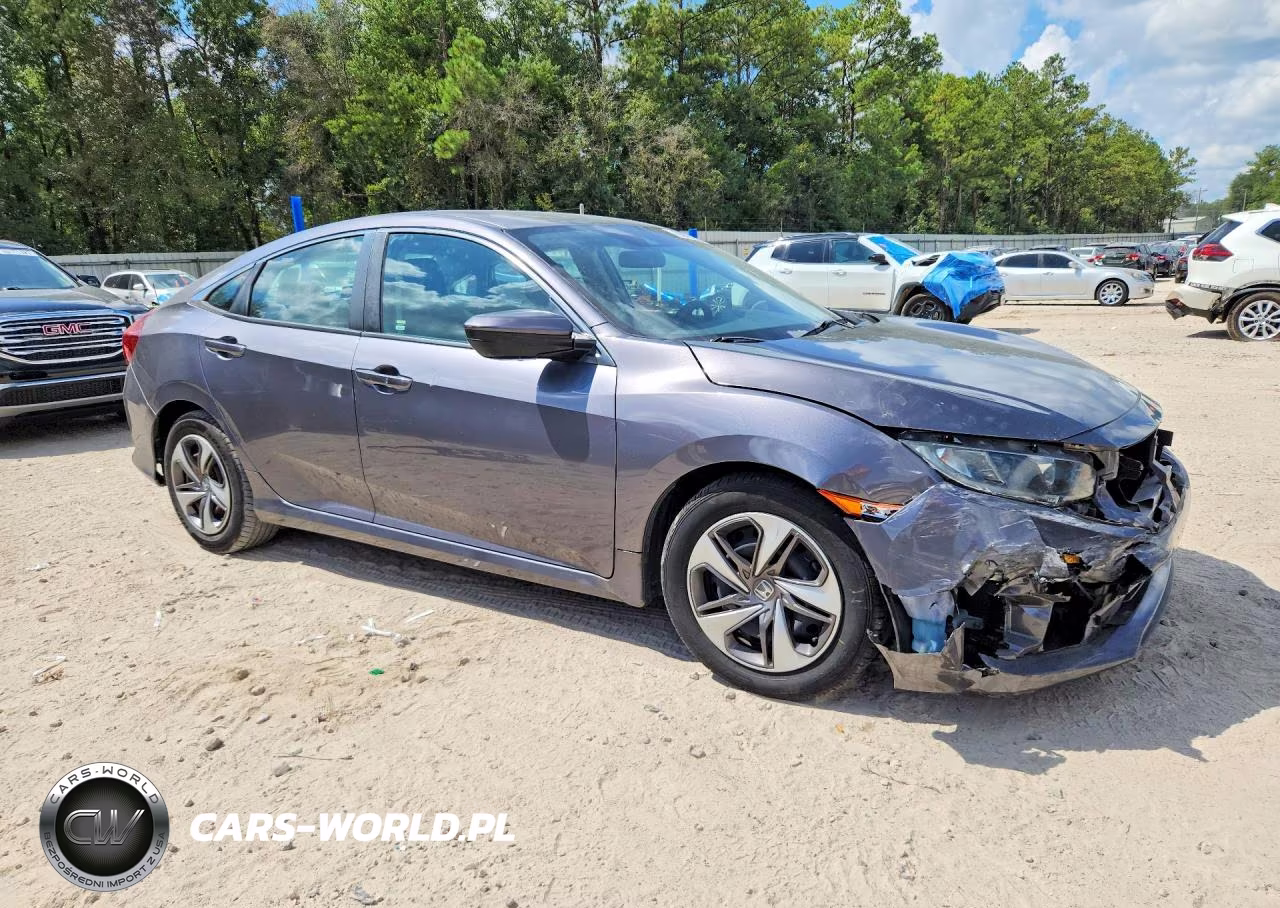 2019 Honda Civic Lx VIN:19XFC2F69KE030388 - 4